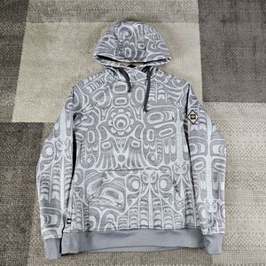 686 Gray Patterned Hoodie
